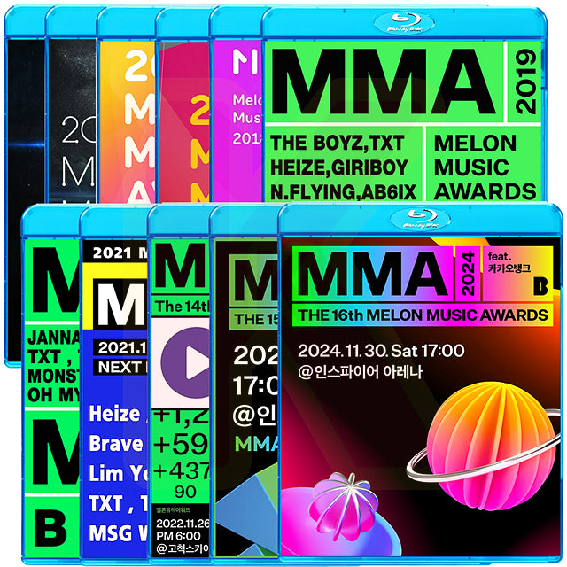 Blu-ray 2014-2024 MMA Melon Music Awards 11枚SET K-POP音楽授賞式 KPOP DVD