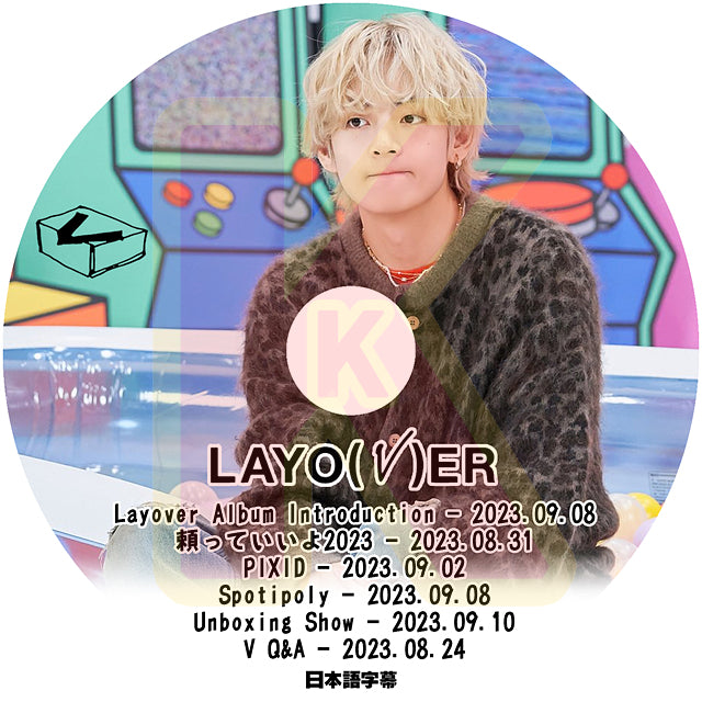 K-POP DVD バンタン V Layover Introduction 外 日本語字幕あり ヴィ Kim Tae Hyung キムテヒョン BANGTAN KPOP DVD