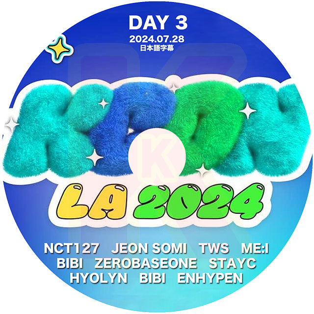 K-POP DVD KCON 2024 IN LA 3DAY 2024.07.28 - NCT127 / ZB1 / STAYC / JEON SOMI / ZICO 他 - CON KPOP DVD