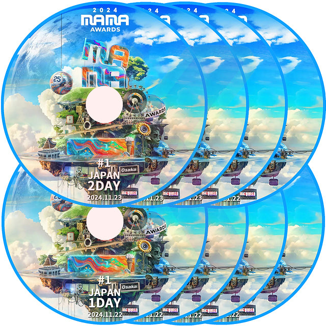K-POP DVD 2024 MAMA US / JAPAN 8枚SET 2024.11.22/23 K-POP音楽授賞式 KPOP DVD