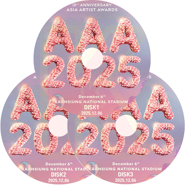 K-POP DVD 2025 AAA Awards [Asia Aartist Awards] 3枚Set 2025.12.06