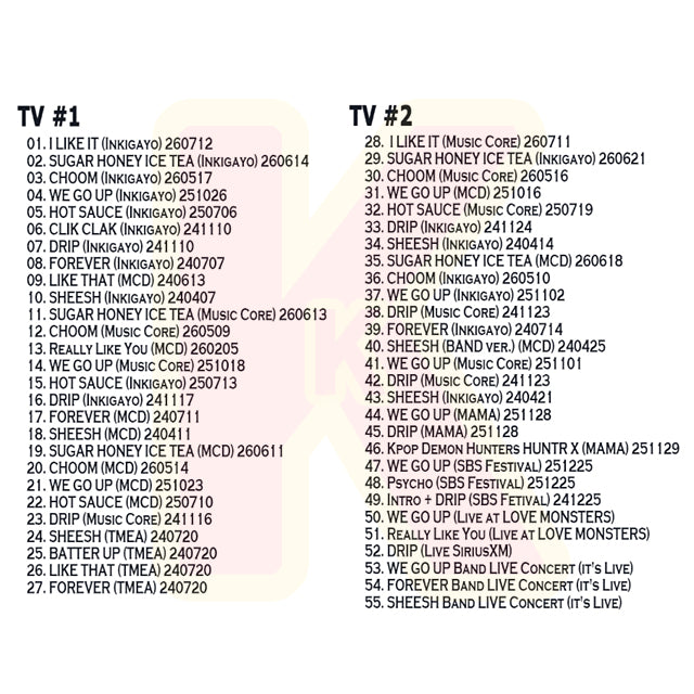 Blu-ray BABYMONSTER 2026 2nd BEST TV - I LIKE IT / SUGAR HONEY ICE TEA / CHOOM / WE GO UP / HOT SAUCE / DRIP / CLIK CLAK / FOREVER / SHEESH / BATTER UP 他 - ベイビーモンスター KPOP ブルーレイ