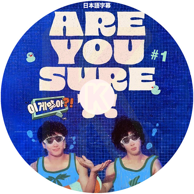 K-POP DVD BTS ARE YOU SURE ?! #1 日本語字幕あり バンタン RM JIN SUGA J-HOPE JIMIN V JUNGKOOK BANGTAN KPOP DVD