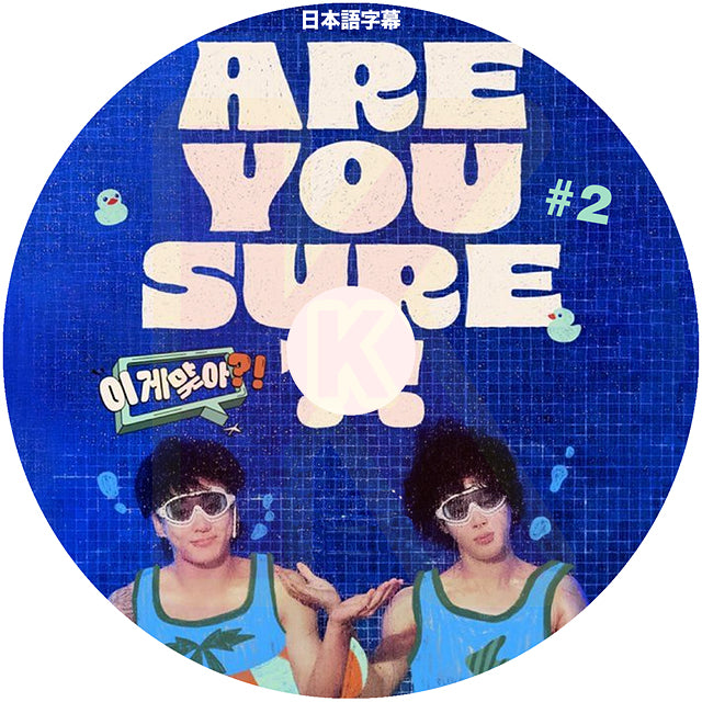 K-POP DVD BTS ARE YOU SURE ?! #2 日本語字幕あり バンタン RM JIN SUGA J-HOPE JIMIN V JUNGKOOK BANGTAN KPOP DVD
