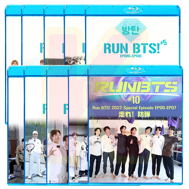Blu-ray バンタン 走れ!バンタン 10枚SET 日本語字幕あり K-POP ブルーレイ 防弾少年団 バンタン RM ジン シュガ ジェイホープ ジミン テヒョン ジョングク BANGTAN ブルーレイ