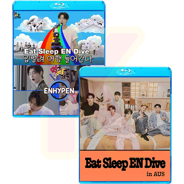 Blu-ray ENHYPEN Eat Sleep EN Dive 2枚SET 日本語字幕あり エンハイフン KPOP ブルーレイ