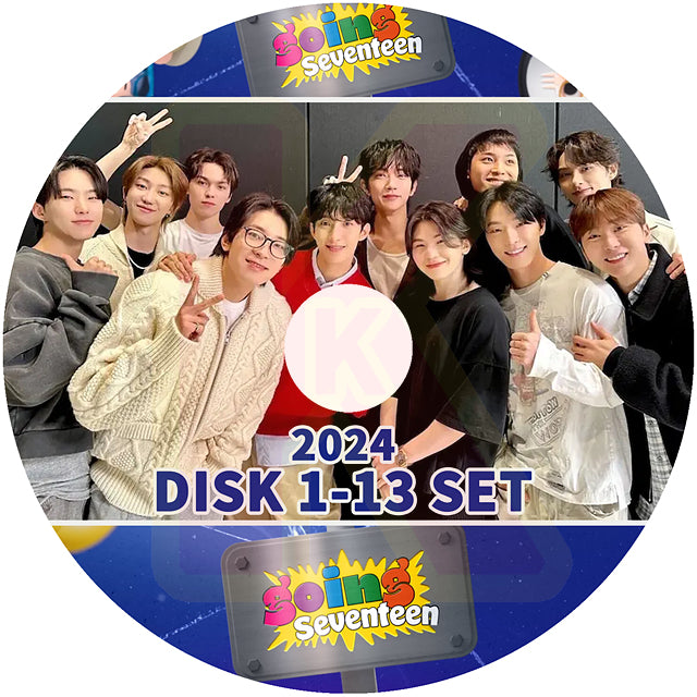 K-POP DVD SEVENTEEN 2024 GOING SEVENTEEN 13枚SET EP99-EP122 日本語字幕あり SEVENTEEN セブンティーン セブチ KPOP DVD
