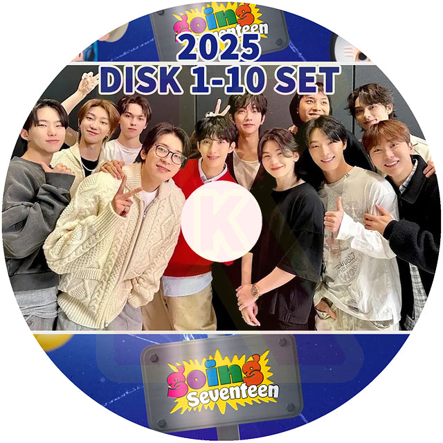 K-POP DVD GOING SEVENTEEN 2025 10枚SET 日本語字幕あり セブンティーン セブチ KPOP DVD