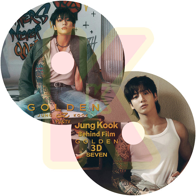 K-POP DVD バンタン JUNGKOOK 2023 PV/TV & BEHIND FILM - SEVEN - 2枚SET JUNGKOOK ジョングク BANGTAN KPOP DVD