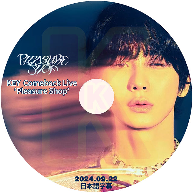 K-POP DVD SHINee KEY 2024 COMEBACK LIVE 'Pleasure Shop' 2024.09.22 日本語字幕あり SHINee シャイニー キー KPOP DVD
