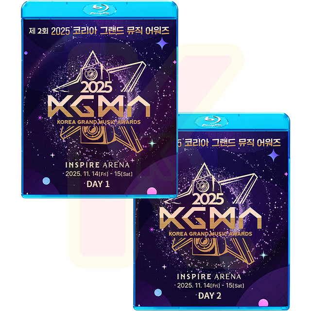 Blu-ray 2025 KGMA (KOREA GRAND MUSIC AWARDS) DAY1-2 2枚Set 2025.11.14/15 K-POP音楽授賞式 KPOP ブルーレイ