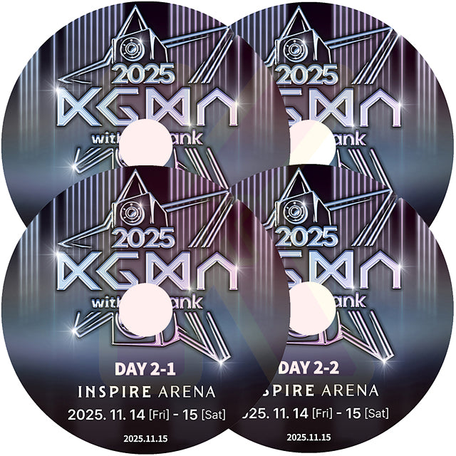 K-POP DVD 2025 KGMA (KOREA GRAND MUSIC AWARDS) DAY1-2 4枚Set 2025.11.14/15 CON KPOP DVD