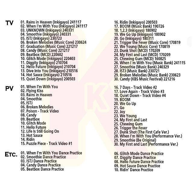 Blu-ray NCT DREAM 2024 2nd SPECIAL EDITION - When I'm With You / Smoothie / ISTJ 他 - エヌシーティー KPOP ブルーレイ