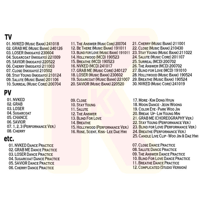 Blu-ray AB6IX 2024 2nd SPECIAL EDITION - NVKED GRAB ME LOSER Sugarcoat SAVIOR CHERRY CLOSE STAY YOUNG SALUTE - エービーシックス KPOP ブルーレイ
