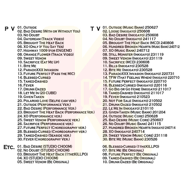 Blu-ray ENHYPEN 2025 SPECIAL EDITION - Bad Desire / No Doubt / Brought The Heat Back / XO 他 - エンハイフン K-POP ブルーレイ
