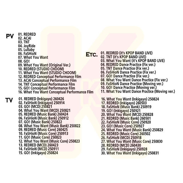 Blu-ray CORTIS 2026 SPECIAL EDITION - REDRED / What You Want 他 - コルティス KPOP ブルーレイ