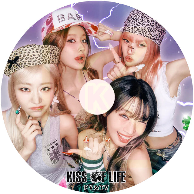 K-POP DVD KISS OF LIFE 2025 2nd PV&TV - Lucky / Lips Hips Kiss / Get Loud / Sticky / Midas Touch 他 - キスオブライフ ジュリー ナッティ ベル ハヌル KPOP DVD