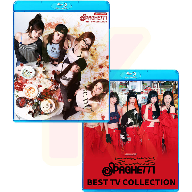 Blu-ray LE SSERAFIM 2025 BEST 2枚セット - SPAGHTTI / DIFFERENT / HOT / CRAZY 他 - LESSERAFIM ルセラフィム KPOP ブルーレイ