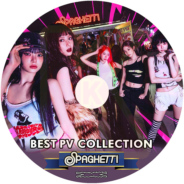K-POP DVD LE SSERAFIM 2025 BEST PV - SPAGHETTI/DIFFERENT/HOT/CRAZY