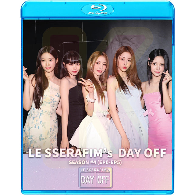 Blu-ray LE SSERAFIM's DAY OFF #4 EP0-EP5 日本語字幕あり ル セラフィム KPOP ブルーレイ