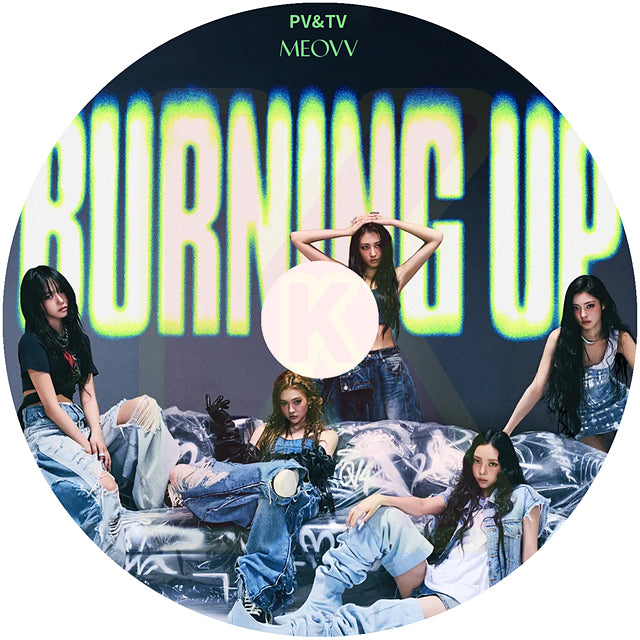 K-POP DVD MEOVV 2025 2nd PV/TV - BURNING UP / HANDS UP / TOXIC / BODY 他 - ミヤオ KPOP DVD
