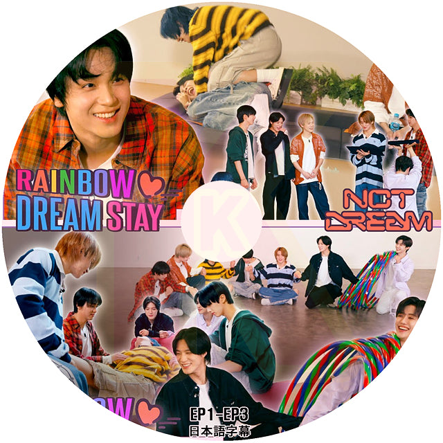 K-POP DVD NCT DREAM RAINBOW DREAM STAY EP1-EP3 日本語字幕あり エヌシーティー KPOP DVD