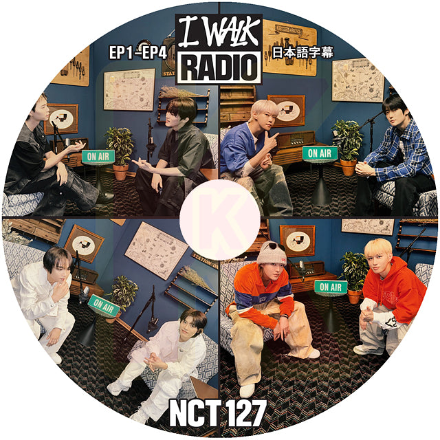 K-POP DVD NCT127 I WALK RADIO EP1-EP4 日本語字幕あり エヌシーティー127 KPOP DVD