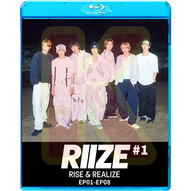 Blu-ray RIIZE RISE&REALIZE #1 EP01-EP08 日本語字幕あり RIIZE ライズ 韓国番組収録 KPOP ブルーレイ