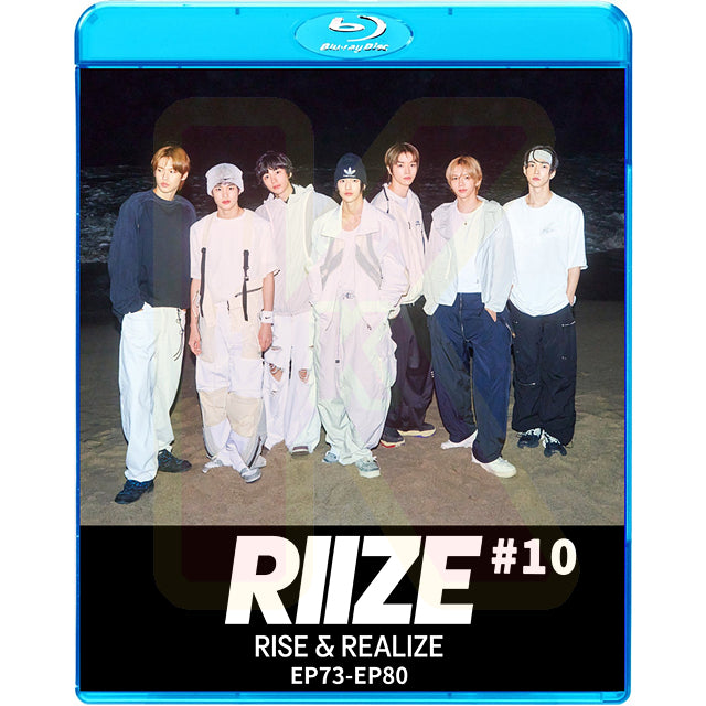 Blu-ray RIIZE RISE&REALIZE #10 EP73-EP80 日本語字幕あり ライズ KPOP ブルーレイ