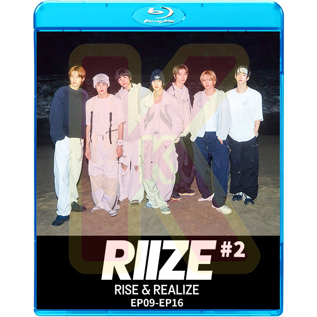 Blu-ray RIIZE RISE&REALIZE #2 EP09-EP16 日本語字幕あり RIIZE ライズ 韓国番組収録 KPOP ブルーレイ