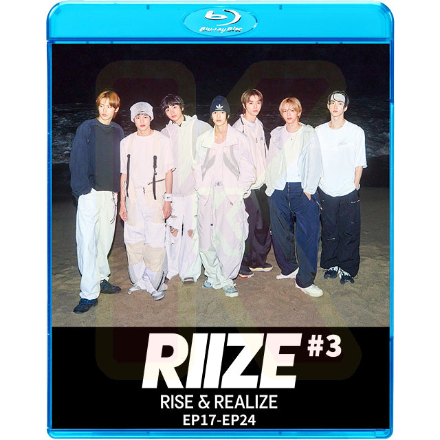 Blu-ray RIIZE RISE&REALIZE #3 EP17-EP24 日本語字幕あり RIIZE ライズ 韓国番組収録 KPOP ブルーレイ