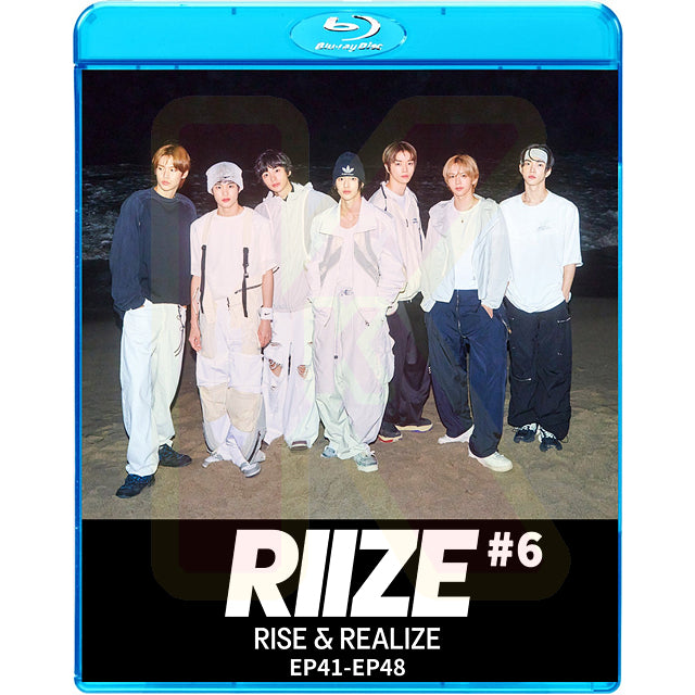 Blu-ray RIIZE RISE&REALIZE #6 EP41-EP48 日本語字幕あり ライズ ショウタロウ ウンソク ソンチャン ウォンビン スンハン ソヒ アントン KPOP ブルーレイ