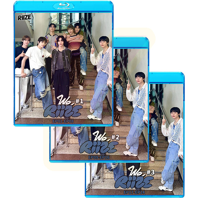 Blu-ray RIIZE We RIIZE 3枚SET EP01-EP24 日本語字幕あり ライズ ショウタロウ ウンソク ソンチャン ウォンビン スンハン ソヒ アントン KPOP ブルーレイ