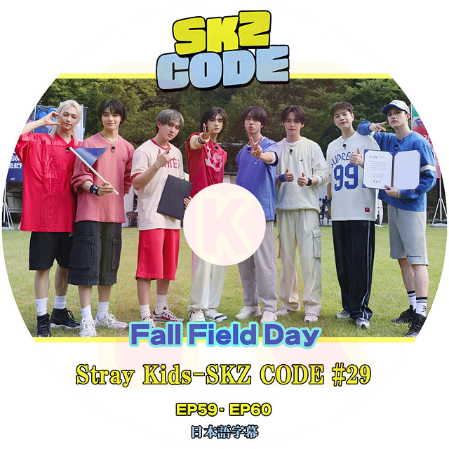 K-POP DVD STRAY KIDS SKZ CODE #29 EP59-EP60 日本語字幕あり Stray Kids ストレイキッズ KPOP DVD
