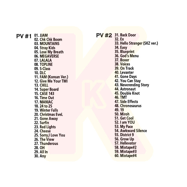 Blu-ray STRAY KIDS 2024 BEST PV #1 - JJAM Chk Chk Boom Lose My Breath LALALALA S-Class CASE 144 MANIAC Thunderous 他 - ストレイキッズ K-POP ブルーレイ