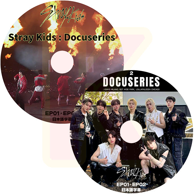 K-POP DVD STRAY KIDS : Docuserise 2枚SET 日本語字幕あり StrayKids ストレイキッズ KPOP DVD