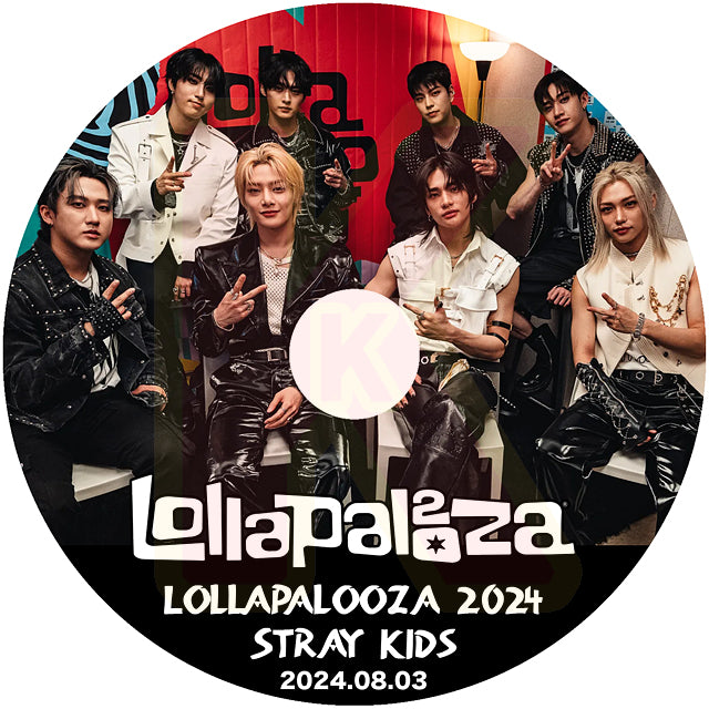 K-POP DVD STRAY KIDS Lollapalooza 2024 LIVE 2024.08.03 SKZ ストレイキッズ KPOP DVD