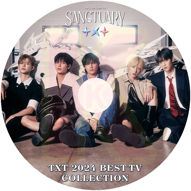 K-POP DVD TXT 2024 2nd BEST TV Collection - Over The Moon / Deja Vu / Chasing That Feeling 他 - トゥモローバイトゥゲザー KPOP DVD