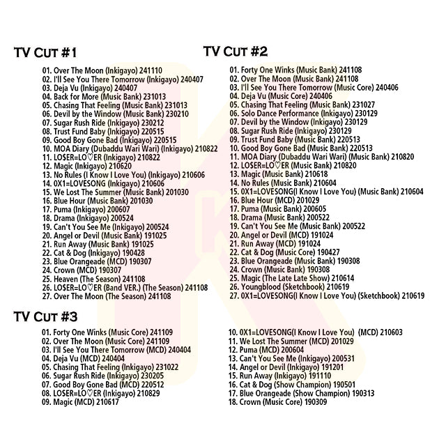 Blu-ray TXT 2024 2nd BEST TV - Over The Moon / Deja Vu / Chasing That Feeling 他 - トゥモローバイトゥゲザー KPOP ブルーレイ