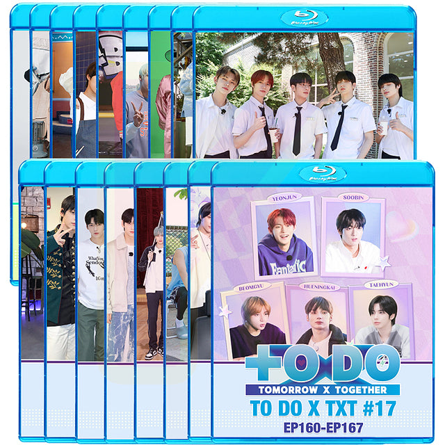 Blu-ray TXT TO DO 17枚SET EP01-EP167 日本語字幕あり TOMORROW X TOGETHER トゥモローバイトゥゲザー KPOP ブルーレイ