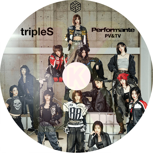K-POP DVD tripleS 2024 2nd PV&TV - Hit the Floor / Girls Never Die 他 - トリプルエス KPOP DVD
