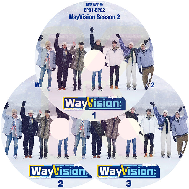 K-POP DVD WayVision Season2 3枚SET EP01-EP06 日本語字幕あり WayV 威神V ウェイシェンブイ 韓国番組収録DVD KPOP DVD