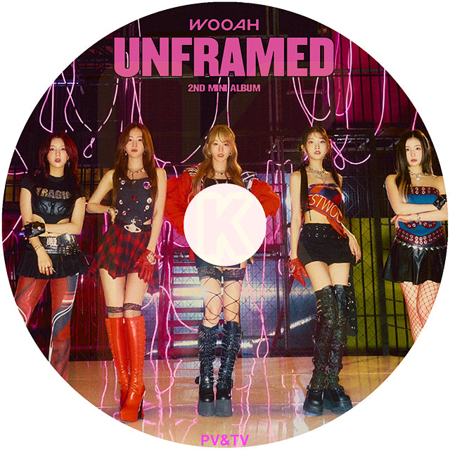 K-POP DVD WOOAH 2024 2nd PV/TV - POM POM POM BLUSH Danger Catch the Stars Purple Bad Girl - woo!ah! ウーアー KPOP DVD