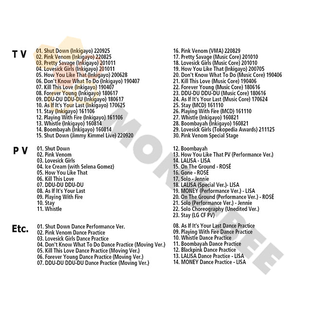 Blu-ray BLACKPINK 2022 2nd Special Edition Shut Down JISOO LISA JENNI ROSE ブラックピンク スペシャル K POP Blu Ray - mono-bee