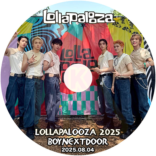 K-POP DVD BOYNEXTDOOR 2025 LOLLAPALOOZA 2025.08.04 日本語字幕なし ボーイネクストドア KPOP DVD