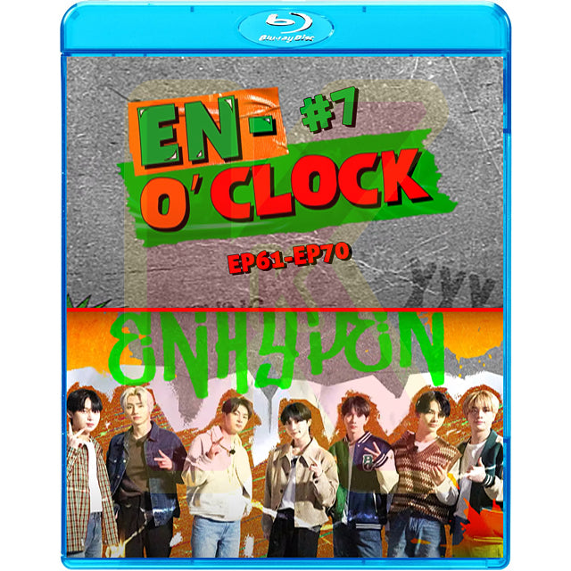 Blu-ray ENHYPEN EN-O'CLOC #7 EP61-EP70 日本語字幕あり エンハイプン エンハイフン K-POP ブルーレイ