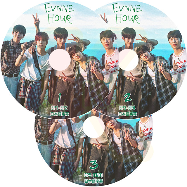 K-POP DVD EVNNE HOUR 3枚SET 完 (EP1-EP5) 日本語字幕あり イブン KPOP DVD