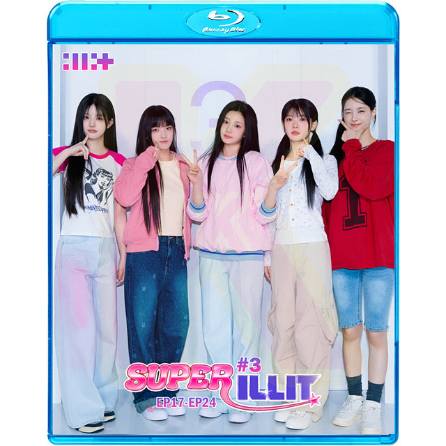 Blu-ray ILLIT SUPER ILLIT #3 EP17-EP24 日本語字幕あり I’LL-IT アイリット KPOP ブルーレイ