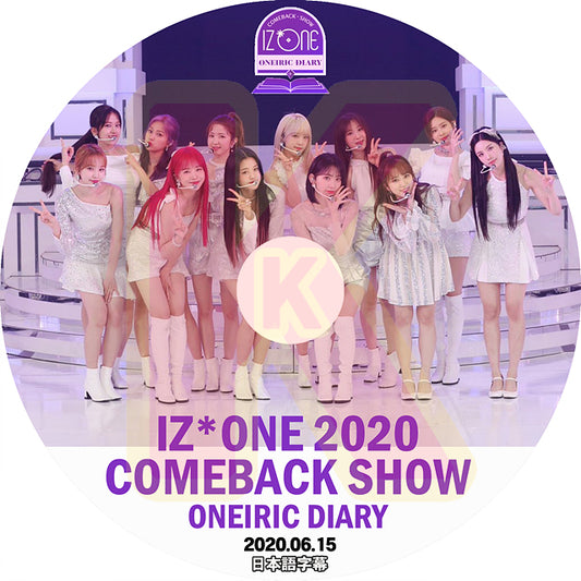 K-POP DVD IZ*ONE 2020 COMEBACK SHOW -2020.06.15- 日本語字幕あり IZ*ONE アイズワン PRODUCE48 韓国番組収録DVD IZ*ONE DVD