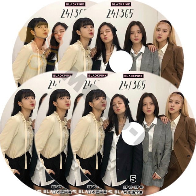 K-POP DVD BLACKPINK 24/365 5枚set -EP01-EP16- 日本語字幕ありBLACK PINK ブラックピンク BLACK PINK KPOP DVD - mono-bee